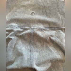 Lululemon leggings size 2 blue gray color